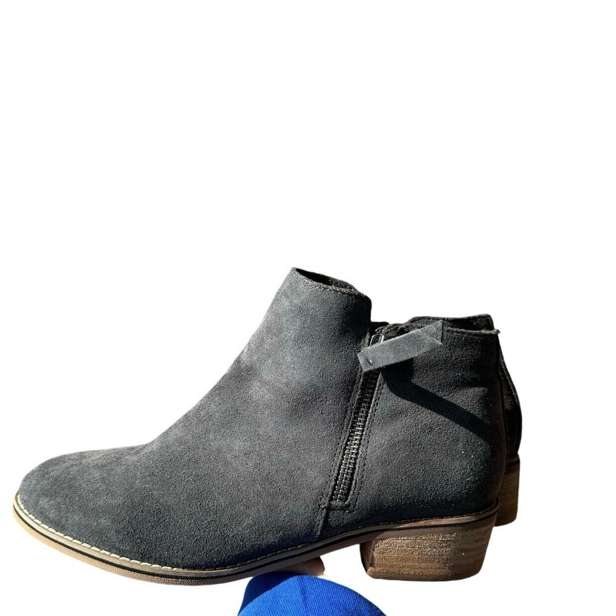 Women's Waterproof Gray Blondo Suede Boots