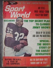 Dec. 1964 Sport World "Who's Who In Pro Football" with Jimmy Brown Cover 