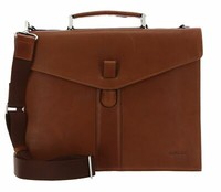 Saddler Ljungby Computer Bag Aktentasche Businesstasche Tasche Tan Braun