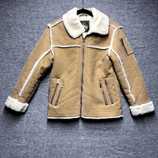 Jordan Craig Legacy Edition Denali Shearling Jacket Sherpa Kids Size 12 Fur Coat