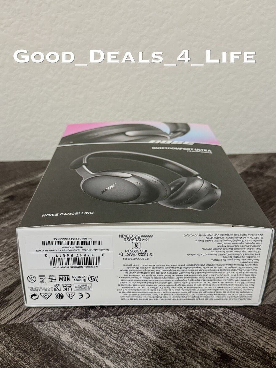 Bose QuietComfort Ultra Headphones Black New Sealed Bose QuietComfort Ultra Headphones Black New Sealed