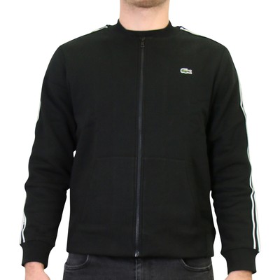 schwarze lacoste trainingsjacke