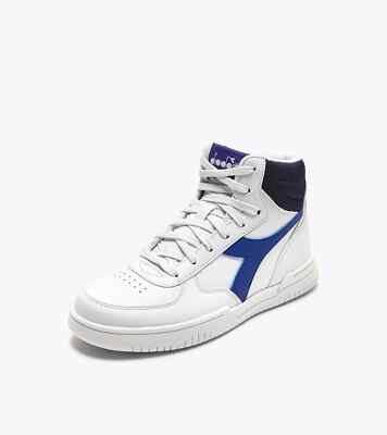 DIADORA RAPTOR MID GS WEISS BASKETBALL SPORTSCHUHE JUNGEN SNEAKERS