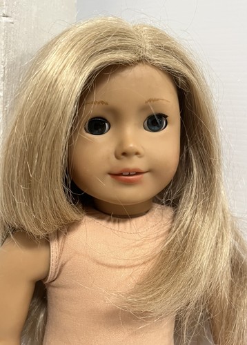 American Girl DOLL 18" Blond Hair Blue Eyes Early 2000's Truly Me