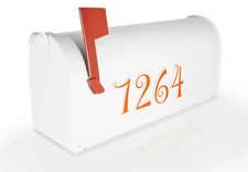 Mailbox Magnet (Partial Cover) 3.5" Orange