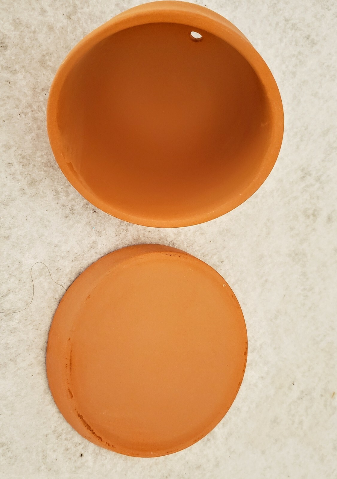 Garlic Roaster Clay Terra Cotta Glazed Base and Vent Large eBay