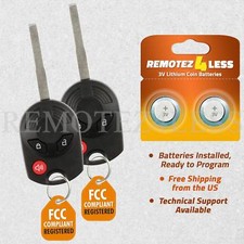 2 For 2011 2012 2013 2014 2015 2016 Fordfiesta Keyless Entry Remote Key Oucd