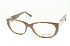 GIORGIO ARMANI AR 7016-H 5155 in Brown Silk 53-16-140 Eyeglass Frames Y40 ITALY