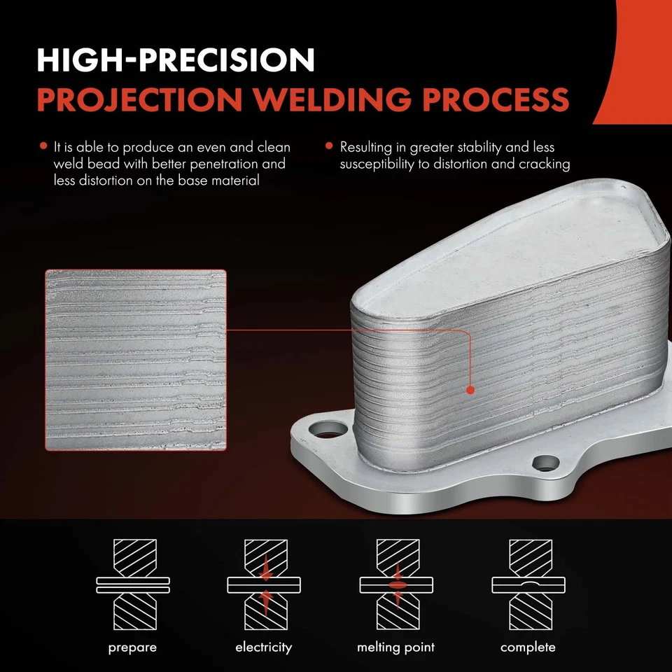 A-Premium Engine Oil Cooler for Chevy Equinox 2018-2020 Malibu Cruze GMC Terrain - Image 4 of 4