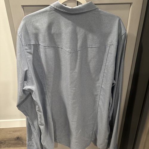 Western Rise Colorado Shirt Men’s Size XXL Gray Snap Mens Grey 2XL - Picture 4 of 8