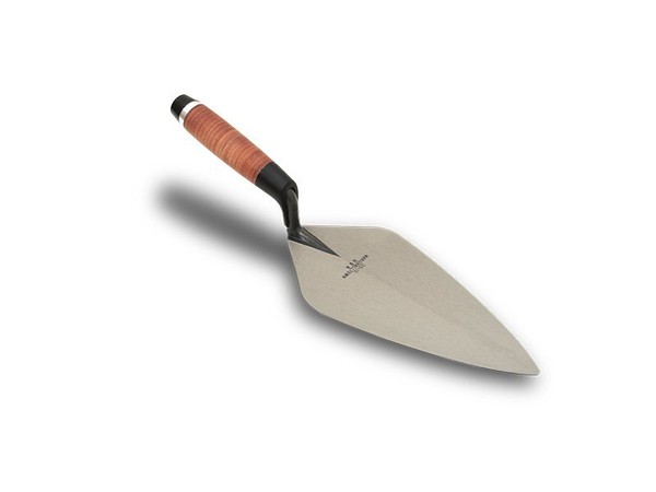 Marshalltown Maurerkelle London 305X130Mm Carbonstahl Profi Ledergriff-image
