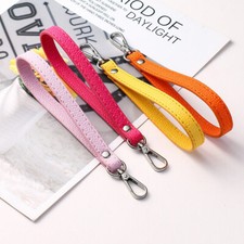PU Leather Handle Wrist Strap 4x Wristlet Solid Clutch Purse Handbag Replacement