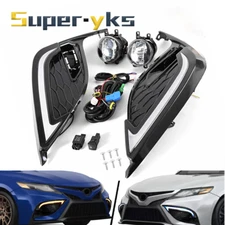 For 2021-2024 Toyota Camry SE XSE LED Daytime Running Light DRL Fog Lamp Kits