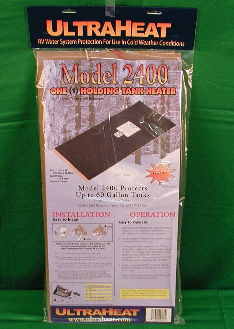Ultra-Heat Inc CNAM2400 12vdc tank htr 40-60 gal | eBay