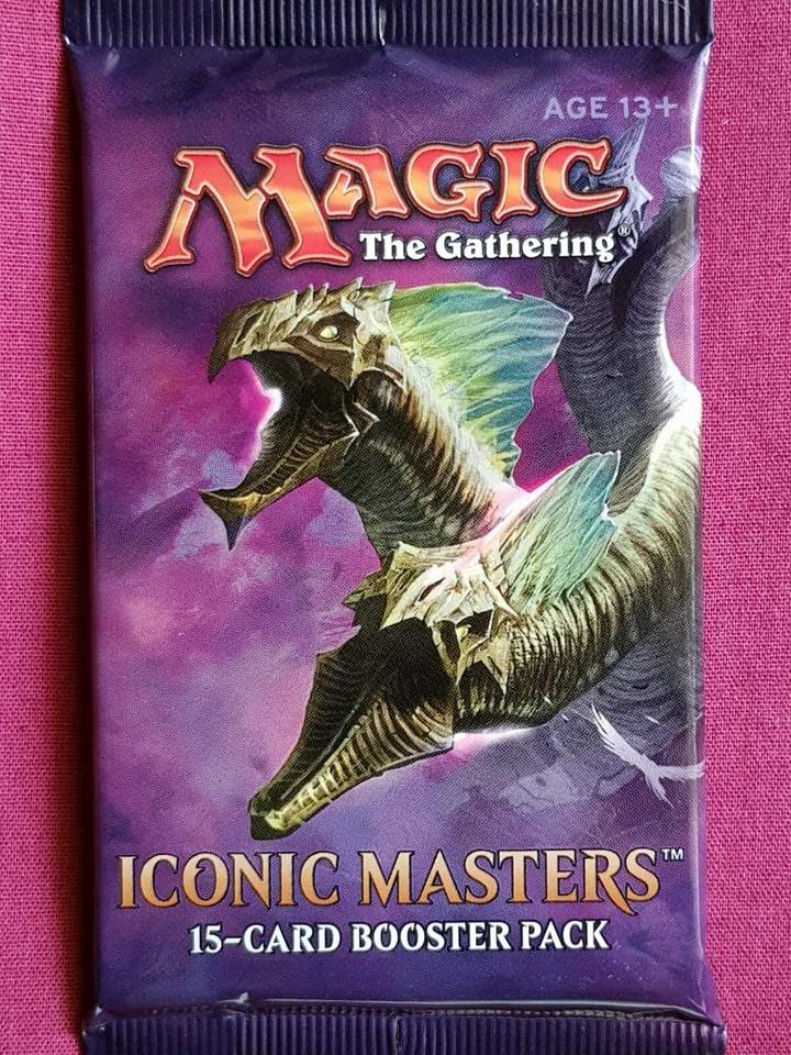 Magic The Gathering ICONIC MASTERS New Sealed Booster Pack MTG - Image 2 of 4
