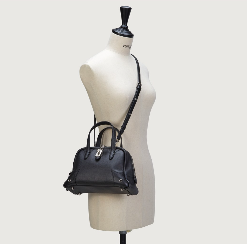 Vunque ●Toque Punk Tote S Black VUNQUE] Toque Punk Tote S – Premium Leather Handbag - Black