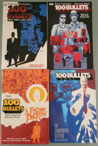 100 BULLETS Book 1 3 4 5 7 8 9 12 TPB COLLECTIONS VERTIGO AZZARELLO! SET OF 8!