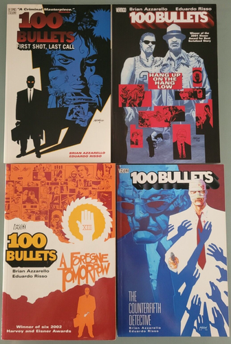 Libro 100 BALAS 1 3 4 5 7 8 9 12 TPB COLECCIONES VÉRTIGO AZZARELLO! ¡JUEGO DE 8! - Imagen 1 de 2