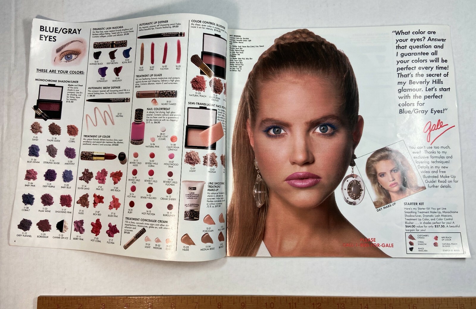 ULTRA RARE Catalog 1988 Gale Hayman Catalog Beverly Hills Makeup