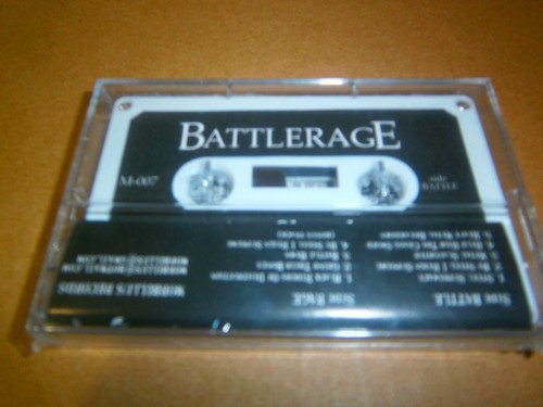 BATTLERAGE - Living Slaughter. Tape - Picture 2 of 2
