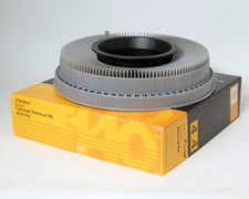 Kodak Carousel 140 Grey Gray Slide Tray Projectors Holds 140 slides Black Box