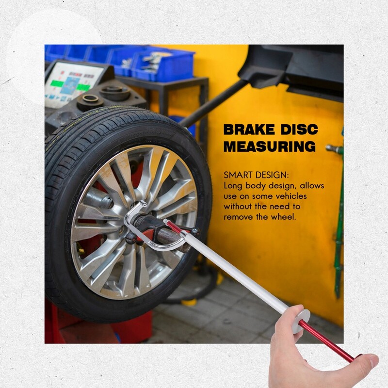Brake Disc Measuring Tool 045mm Thickness Measuring Ruler Calipers