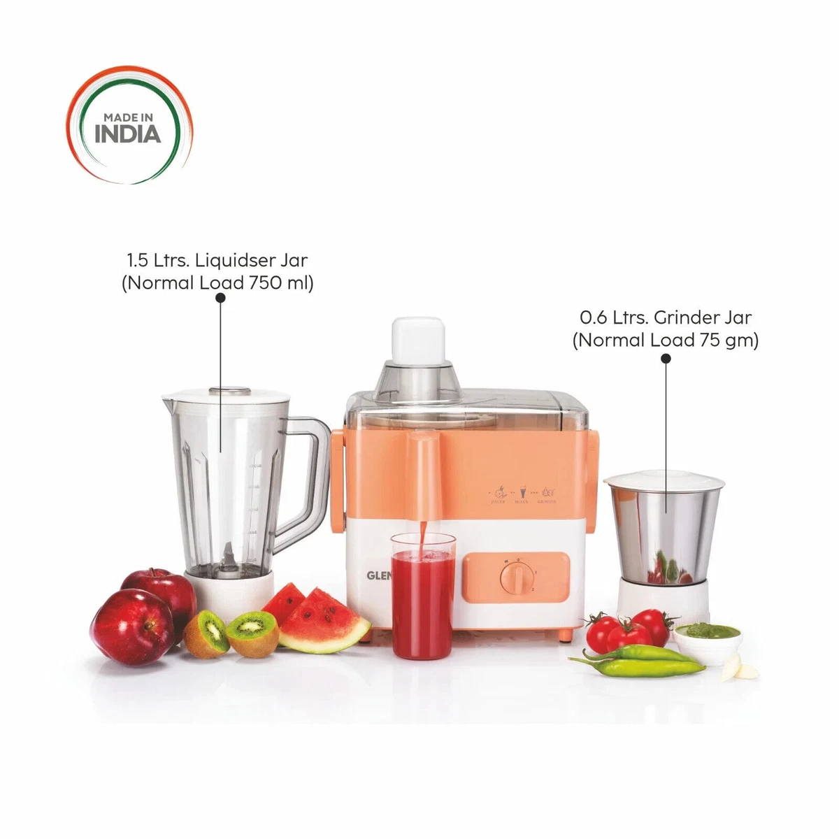 Glen juicer 2025 mixer grinder