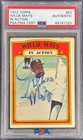 1972 TOPPS WILLIE MAYS IN ACTION SIGNED PSA DNA AUTHENTICATED #50 AUTOGRAPH
