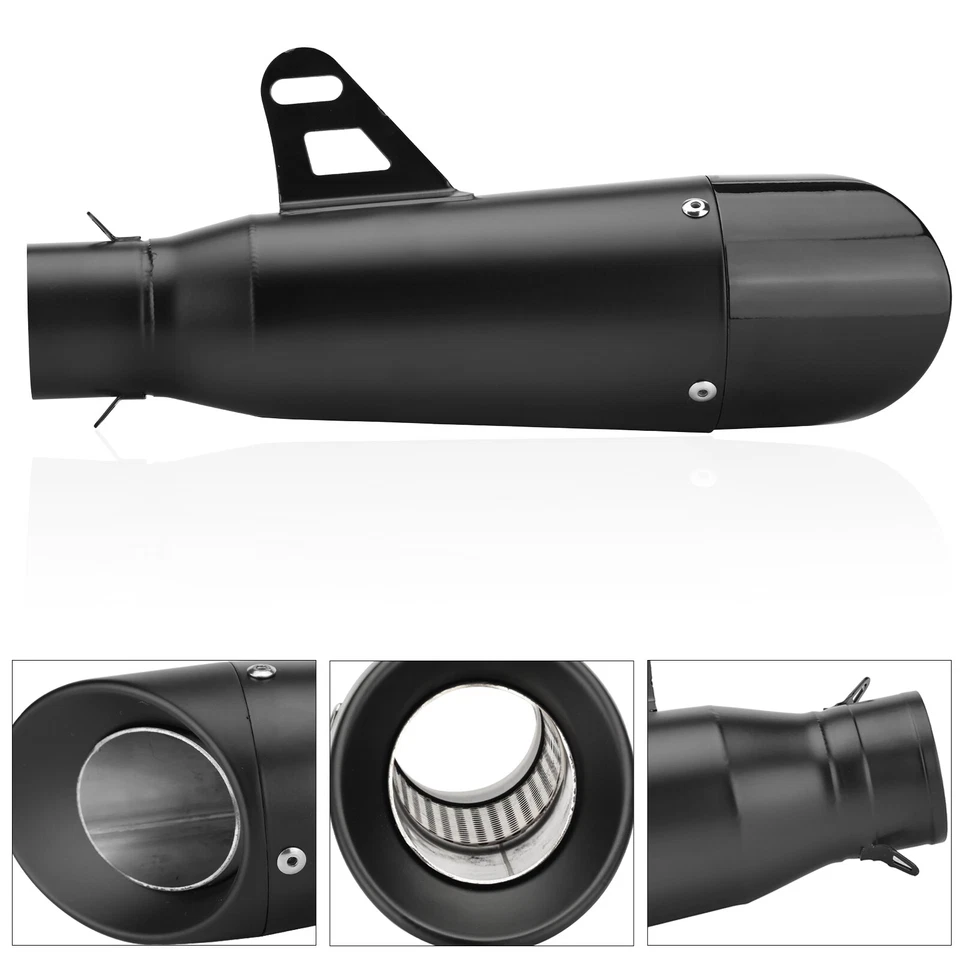 Tubo trasero silenciador escape moto 51mm para Honda CBR600F4i XR650L CBR250R Foto 4 de 4