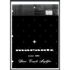 Amplificatore stereofonico Marantz modello 1090 manuale di servizio 32 pagine