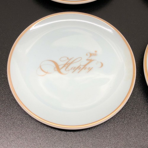 Set of 6 Williams-Sonoma Millennium 2000 New Year Time Porcelain Coasters Japan - Picture 7 of 11