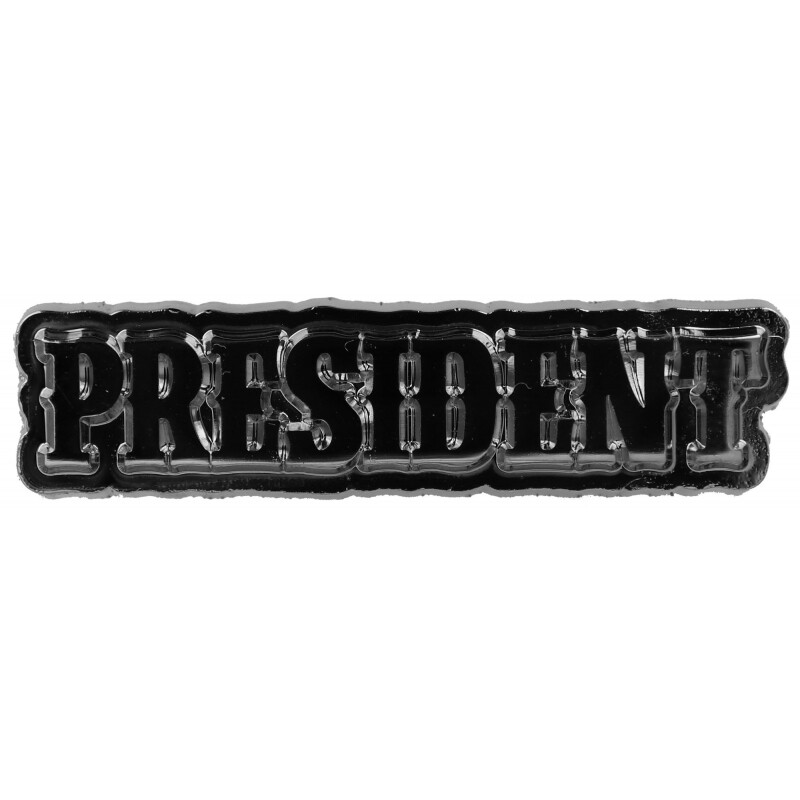 Pin For Lapel, Hat, Vest, Jacket, President Club Rank Position (Metal Pin)