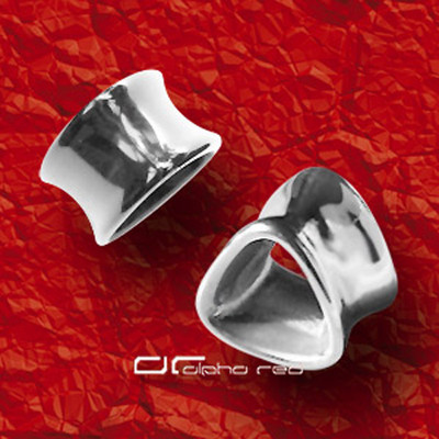 »»» TRIANGLE oder SQUARE TUNNEL 5-12mm STAHL OHR PIERCING 1509