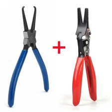 2PC Hose Remover Pliers Angled Car Truck Auto Fuel Vacuum Line Tube Separator