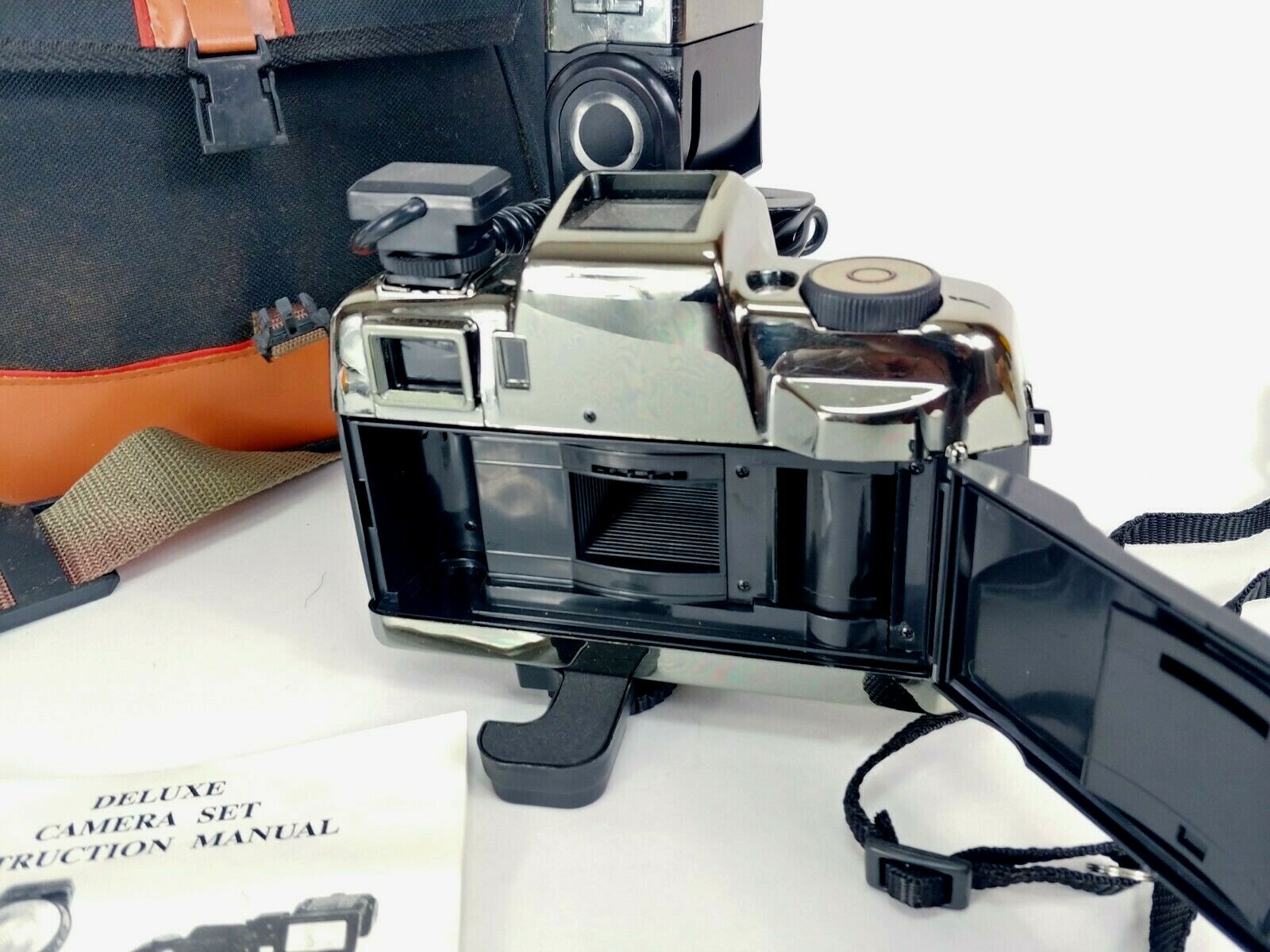 Olympia GM8426 35 mm film camera SLR camera flash & Bag home decor