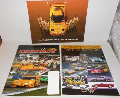 2 CORVETTE Zeitschriften DIN A 4 in Engl. C5 Registry RACE ON+The FIRST 50 YEARS