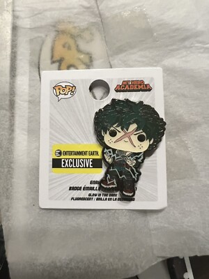 My Hero Academia Deku Full Cowl (GITD) Pop! Pin EE Exclusive  Glow-in-the-dark