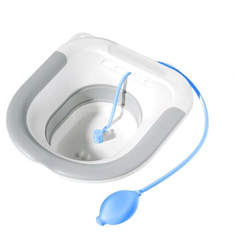 Vital Comfort Einsatzbidet, faltbares Sitzbad für die Toilette/Toiletteneinsatz - Bild 2 von 11