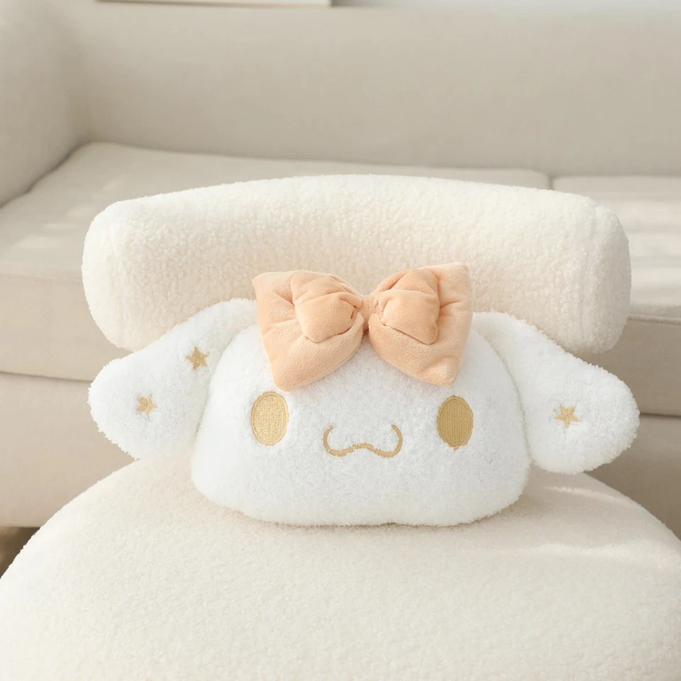 Lindo reposacabezas de felpa para coche - Almohada para cuello suave y cómoda para decoración de coche de adultos Foto 3 de 4