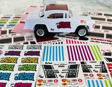 Auto World AURORA AFX 55 Chevy Candy Gasser HO Slot Car Custom Decals