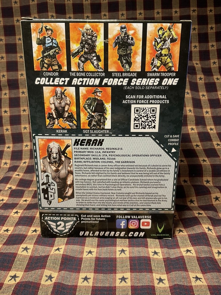 Valaverse Action Force Kerak Series 1 6 inch MIB eBay
