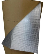 Heat Shield REFLECTIVE Insulation CAR Sound Deadening Noise ADHESIVE 48"x4' 3MM