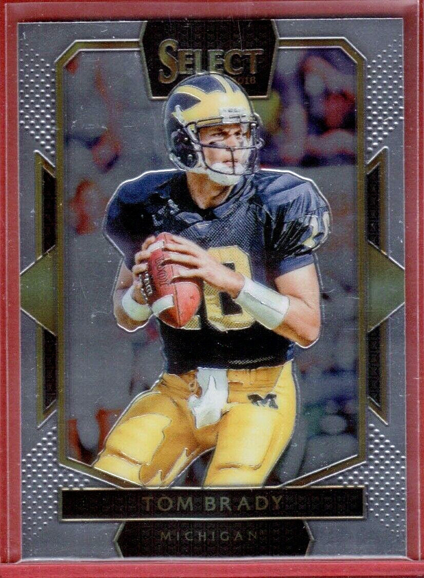 Tom Brady 2016 Panini Select Field Level Collegiate Card #296 SP