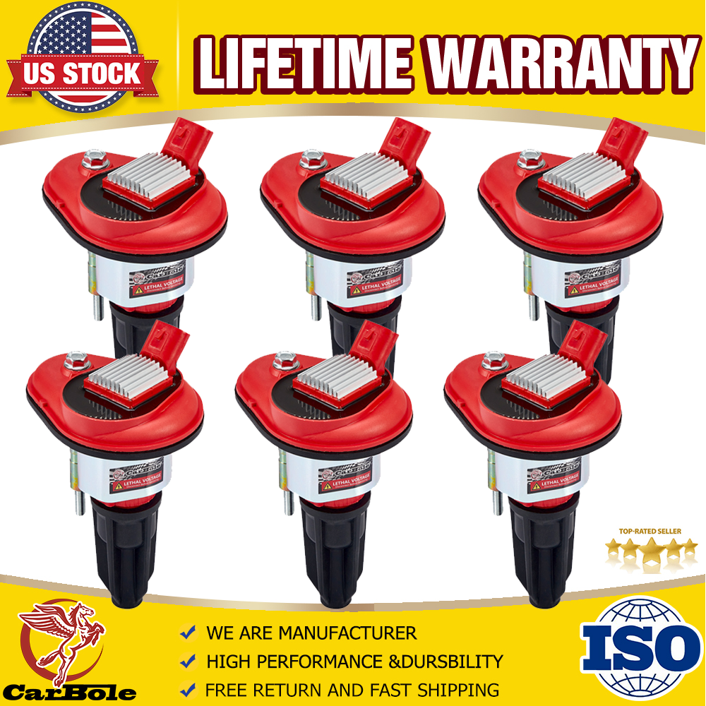 6X High Performance Ignition Coil for Chevy Colorado GMC Envoy Isuzu 4.2L UF303