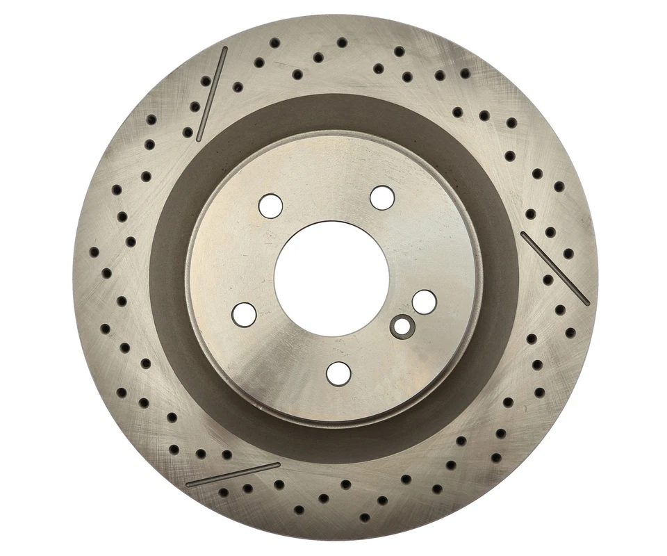 KIT trasero rotor freno disco para Mercedes-Benz CLK63 AMG 2007-2009 (68971) Foto 2 de 4