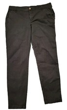 Old Navy Womens Sz 12 Skinny Built In Flex Black Khaki Chino Pants