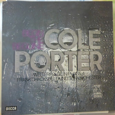 Frank Chacksfield & His Orchestra Cole Porter NEAR MINT Decca Vinyl LP