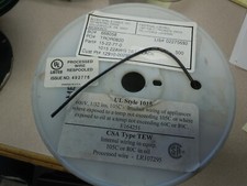 Black Hook-Up  Lead Wire PVC Wire UL 1015. 500' 22AWG 7 ST