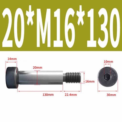 Shoulder Screws Allen Bolt Thread Socket Head High Tensile 12.9 M5 M6- M16 Steel - Picture 164 of 166