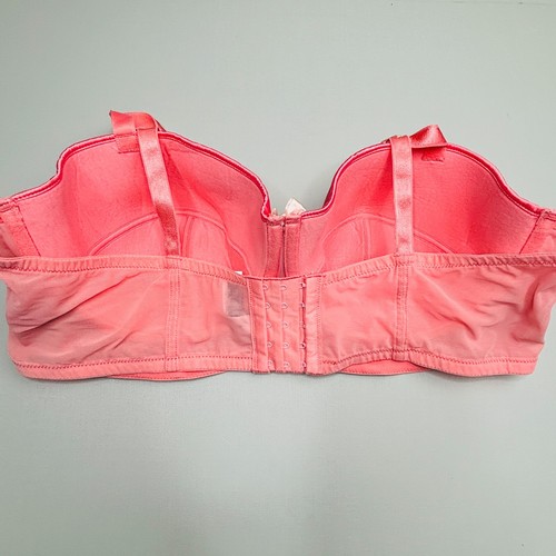 Adore Me Bra 44D Balconette Underwire Satin Lightly Lined Adjustable - Picture 4 of 8